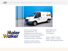 Tablet Screenshot of malerwalker.de